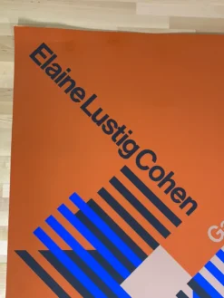 Elaine Lustig Cohen - 1976 Denise Rene Art Print Poster Original Vintage Art Prints