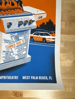 Methane Studios Dave Matthews Band - 2007 Methane Poster West Palm Beach, FL