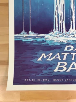 Gig Posters Dave Matthews Band - 2019 Matt Fleming Poster Sioux, SD