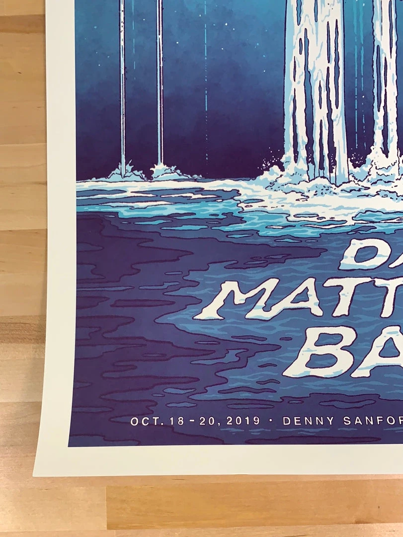 Gig Posters Dave Matthews Band - 2019 Matt Fleming Poster Sioux, SD