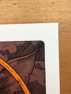 Pig Lady - 2008 John Dyer Baizley Poster Orange Art Prints