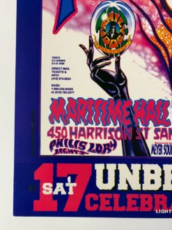 Jim Phillips FD/ID 8 Pele Juju - 1996 Poster Maritime Hall San Fran 1st