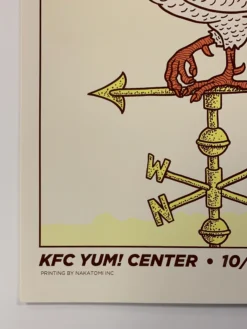 Kings Of Leon - 2017 Tyler Skaggs Poster Louisville, KY KFC Yum! Center