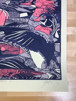 Ducktails - 2021 Tyler Stout Poster Art Print Duck Tails Art Prints