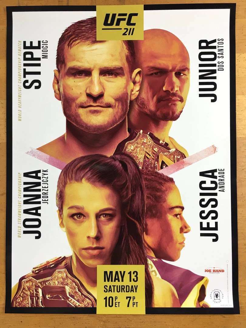Sold Out Posters UFC 211 - 2017 Poster- Miocic Vs Dos Santos