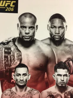 Sold Out Posters UFC 206 Poster Cormier Vs. Johnson 2, Holloway Vs. Pettis