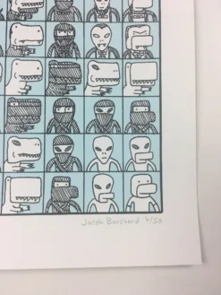 Art Prints Official Creebobby Comics Archetype Times Table - 2009 Jacob Borshard Poster Art