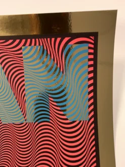 420 Posters Bob Dylan - 2020 Carl Glover Poster Art Print Gold FOIL