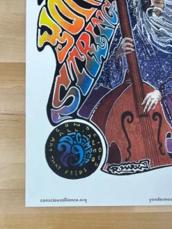 Yonder Mountain String Band - 2007 Robert Marx Poster The Fillmore Denver, CO 12/29 Colorado