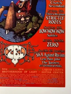 Dave Huckins MHP 44 March - 1998 Poster Maritime Hall San Fran 1st