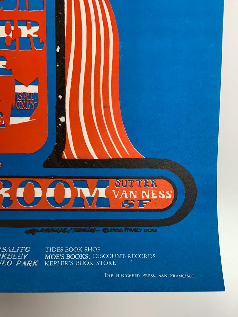 Daily Flash - 1966 Stanley Mouse Poster 1st San Francisco Avalon