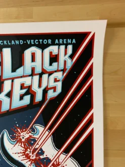 Black Keys - 2012 Blair Sayer Poster Auckland, AUS S/N Gig Posters