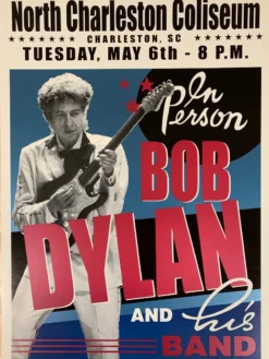 Bob Dylan - 2003 Geoff Gans Poster North Charleston Coliseum