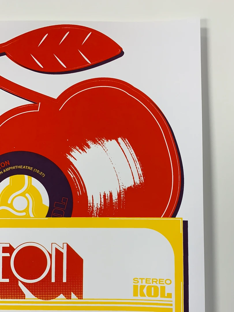 Gig Posters Kings Of Leon - 2017 Jason Malmberg Poster Tampa, FL Midflorida Credit