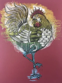 Year Of The Rooster - 2008 Dan Grzeca Poster Art Print 17/50 Art Prints