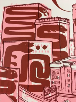 Gig Posters Vandermark 5 - 2004 Little Friends Of Printmaking Poster Madison, WI The North S