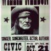 Gig Posters Willie Nelson - 2005 Hatch Show Print 10/21 Poster Muskogee, OK