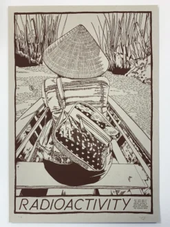 Radioactivity - 2015 Fugscreens Studios Poster Variant Chicago, IL Empty Bottle