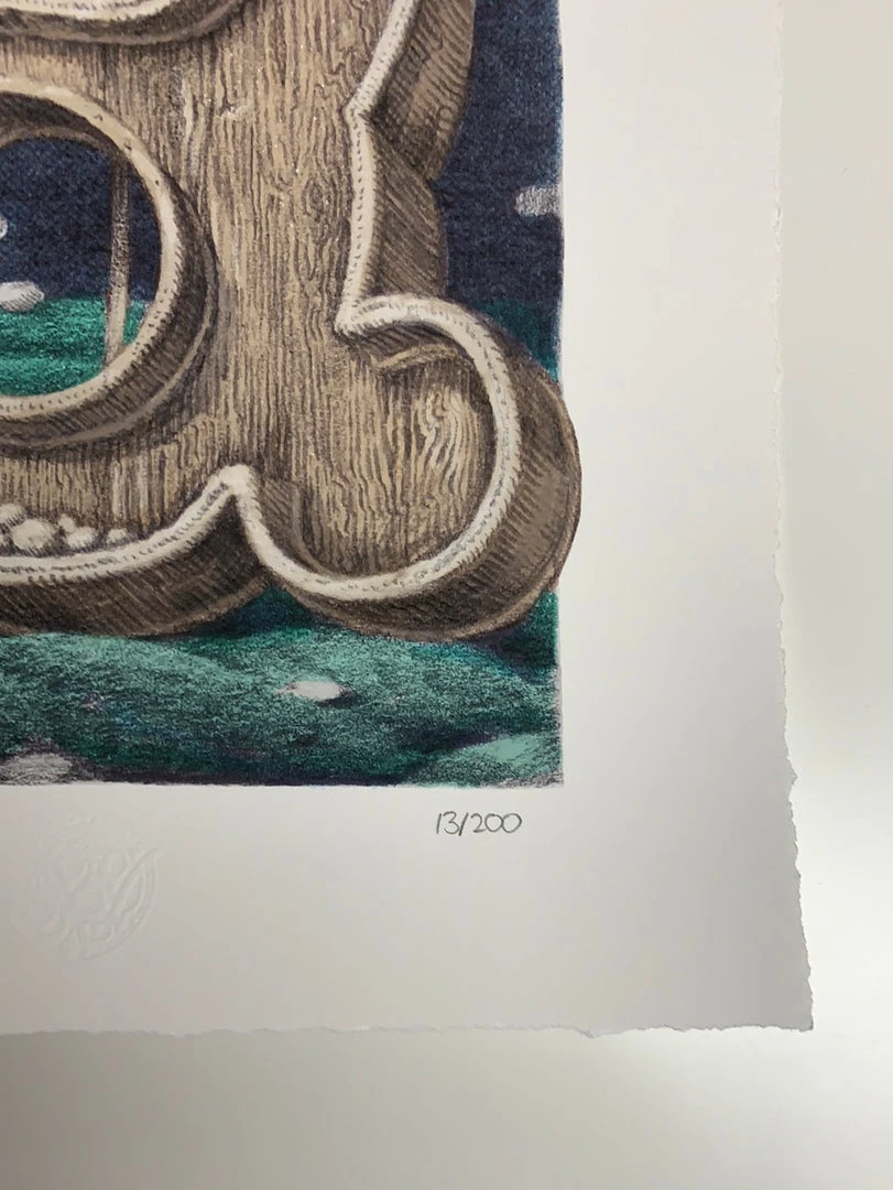 Letter A - 2021 David Welker Poster, Art Print Art Prints