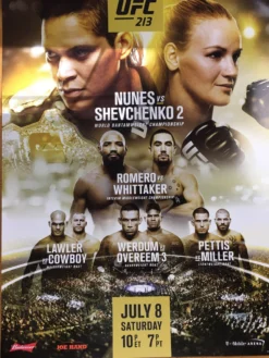 Sold Out Posters UFC 213 Poster - Nunes Vs Shevchenko 2