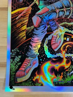 311 - 1996 Miles Tsang Poster Red Rocks Morrison, CO FOIL