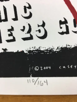 Vandermark 5 - 2004 Casey Burns Poster Carrboro, NC Go Gig Posters