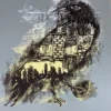 Urban Corvus - 2009 Dan Grzeca Poster Art Print Charcoal Grey
