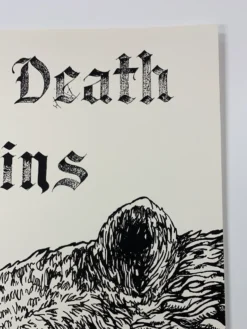 Napalm Death & Melvins - 2016 Fugscreens Studios Poster Denver, CO 4/27