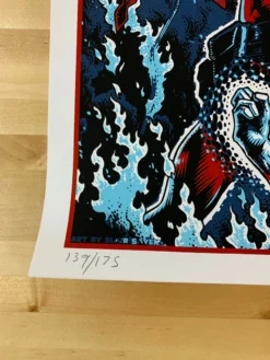 Black Keys - 2012 Blair Sayer Poster Auckland, AUS S/N Gig Posters