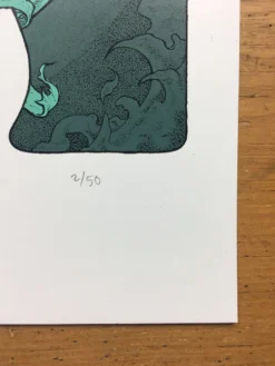 Pig Lady - 2008 John Dyer Baizley Poster Teal Art Prints