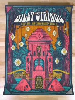 Billy Strings - 2021 Status Serigraph Poster Mobile, AL 4/9