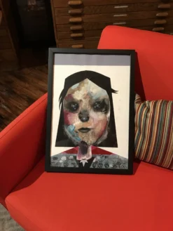 Untitled 15 - 2016 Collin Van Der Sluijs Original Painting FRAMED Signed