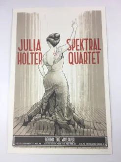 Spektral Quartet & Julia Holter Tour- 2015 Justin Santora Poster