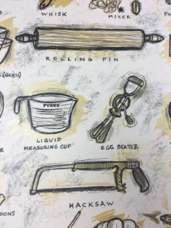 Essential Tools In Baking - 2012 Dan Grzeca Poster Art Print Art Prints