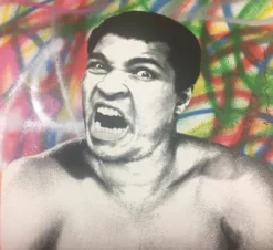 Legendary Ali - 2017 Mr. Brainwash Art Print Poster Muhummad, Cassius Clay, Boxi