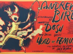 Andrew Bird - 2005 Jay Ryan Poster Multiple Venue Tour Gig Posters