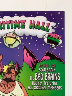 Sold Out Posters MHP 47 Maritime Hall - 1998 Poster June Zero, Soulbrain San Fran 1st Gig Posters