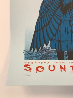 Soundgarden - 2013 Justin Hampton VARIANT Poster Los Angeles Wiltern Theatre