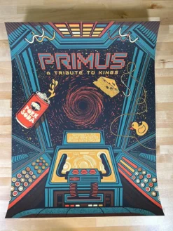 Gig Posters Primus - 2021 Status Serigraph Poster Raleigh, NC