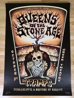 Queens Of The Stone Age - 2003 Emek Poster Los Angeles, CA Gig Posters
