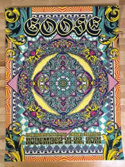AJ Masthay Goose - 2021 Lex Leaming Poster Denver, CO Mission Ballroom