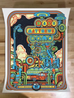 Dave Matthews Band - 2021 Jesse Philips Poster Albuquerque, NM