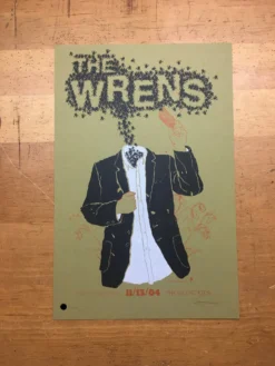 The Wrens - 2004 Methane Studios Poster Atlanta, GA Echo Lounge Gig Posters