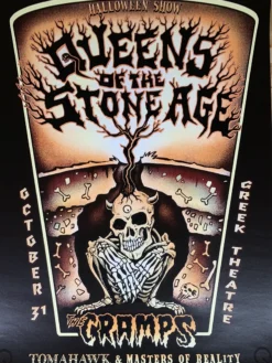 Queens Of The Stone Age - 2003 Emek Poster Los Angeles, CA Gig Posters