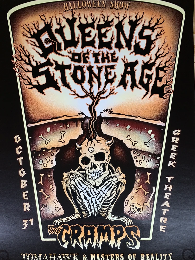 Queens Of The Stone Age - 2003 Emek Poster Los Angeles, CA Gig Posters