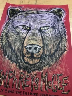 Gig Posters Umphrey's McGee - 2016 Dan Grzeca Poster Charlotte, NC Fillmore