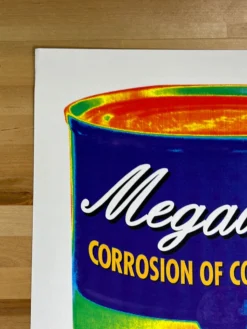 Megadeth - 1995 Matt Getz Poster San Diego, CA Del Mar Gig Posters