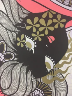 Gig Posters Swans - 2013 Junko Mizuno Poster Tokyo, Japan Unit Tokyo