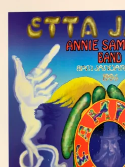 FD/ID 5 Etta James - 1996 Lee Conklin Poster Maritime Hall San Fran 1st Gig Posters