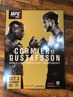 Sold Out Posters UFC 192 Poster Cormier Vs. Gustafsson Toyota Center PPV